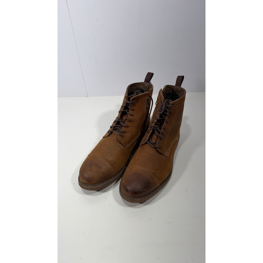 Timberland Boots Sz 8.5 A13J9 Mens Brown Leather Boots Rubber Sole